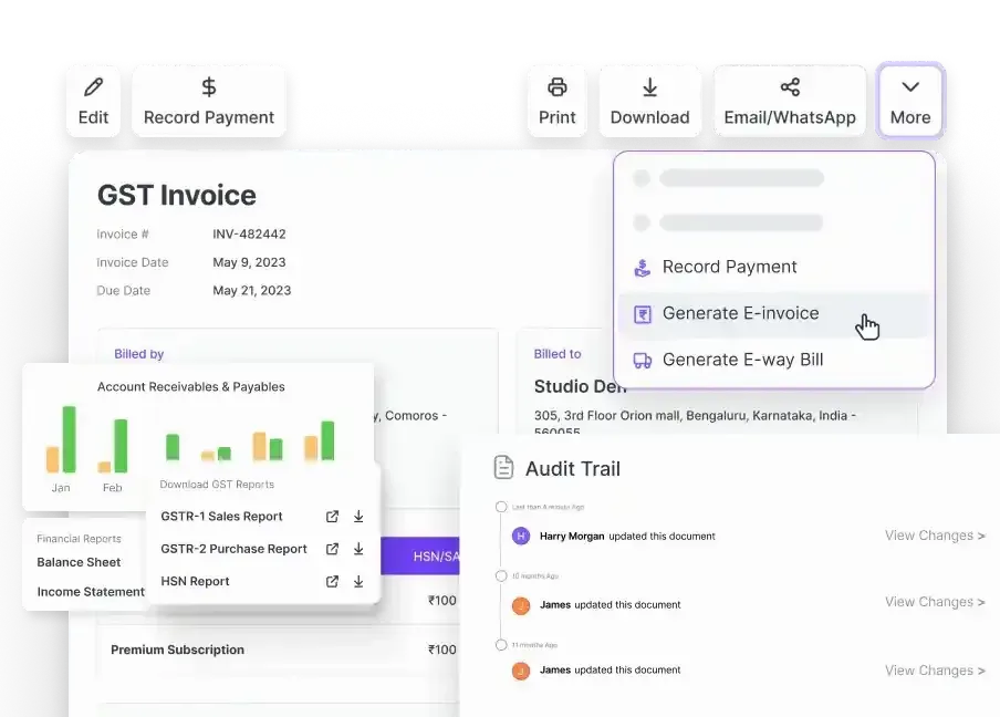 GST-Ready Billing Interface